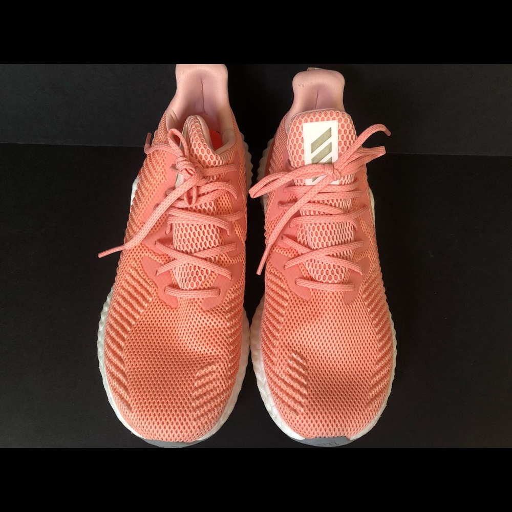 Adidas Alphaboost Boost unisex Running Shoes Glow Pink F33947 Mens SIZE 8.5